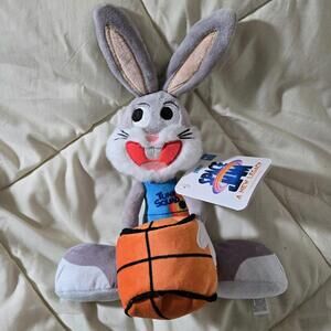 NWT Bark Box Official Licensed Looney Tunes & Space Jam Bugs Bunny Dog Toy